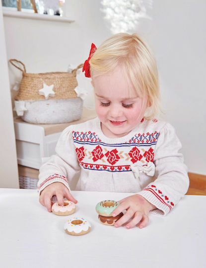 Le Toy Van Wooden Donuts από Ξύλο για 2+ Ετών 4τμχ