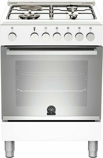 La Germania TU6 2C1 91 D W GPL Cooker 56lt with Gas & Electric Hobs W59.5cm. White