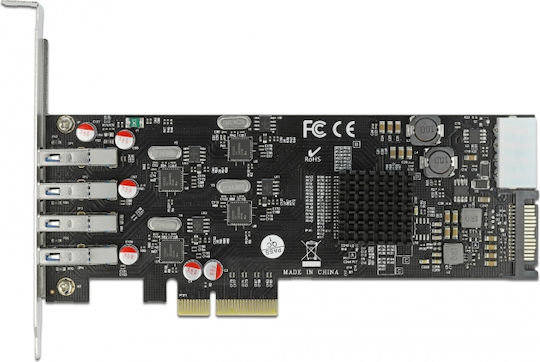 DeLock Κάρτα PCIe σε θύρα SATA / USB 3.2