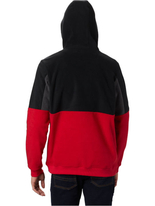 Columbia Lodge II Men's Sweatshirt with Hood & Pockets Red