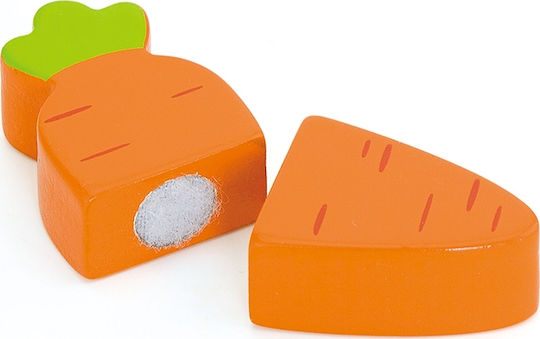 Viga Toys Ξύλινα Τρόφιμα - Λαχανικά Διαίρεσης από Ξύλο 9τμχ
