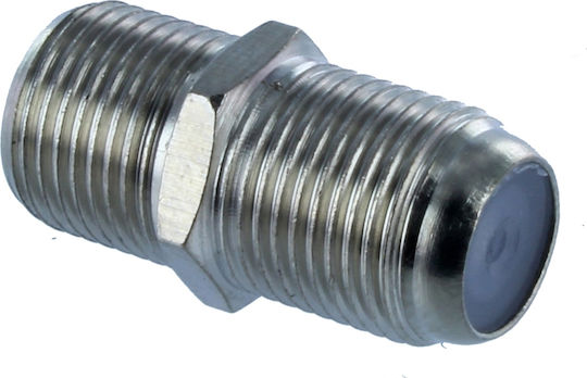Konverter F-Stecker weiblich zu F-Stecker weiblich Silber 1Stück