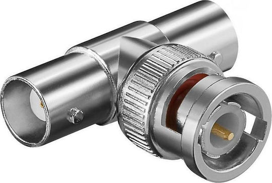 Ultimax Converter BNC male to BNC 2x female Silver 1pcs