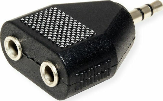 Roline 3.5mm male - 2x 3.5mm female (11.99.4440)