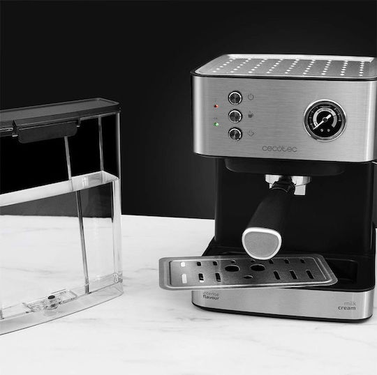 Cecotec Express Power Espresso 20 Automatic Espresso Machine 850W Pressure 20bar Silver