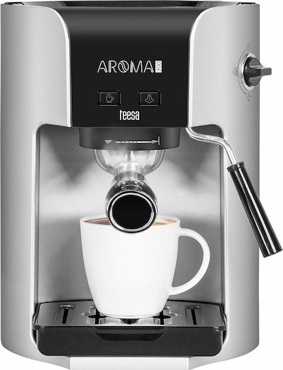 Teesa Mașină de Espresso 1400W Presiune 20bar Argintie TSA4002