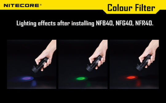 NiteCore NFG40 Objektivfilter Grün