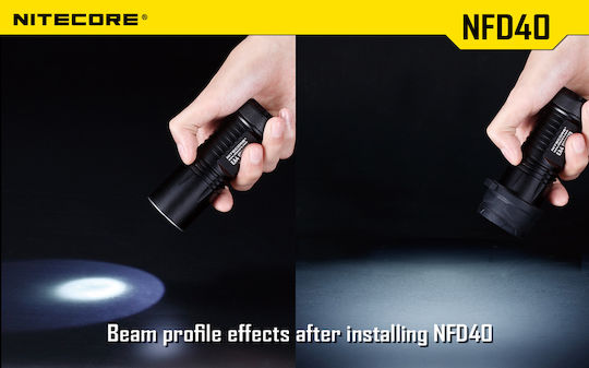 NiteCore NFB40 Objektivfilter Rot
