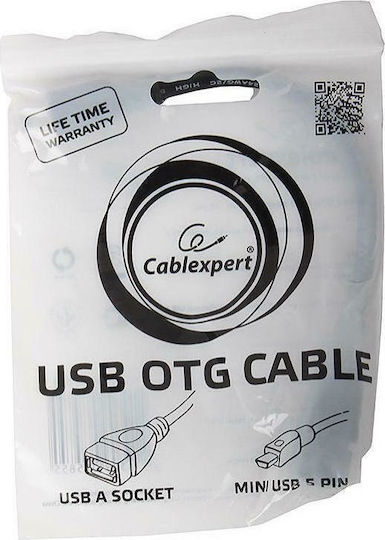 Cablexpert A-OTG-AFBM-002 Convertor mini USB masculin în USB-A feminin 1buc
