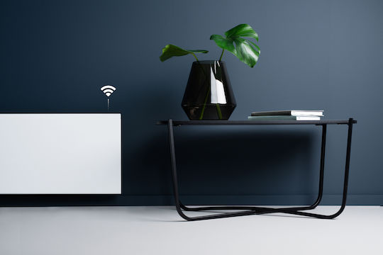 Adax Neo H 08 KWT Konvektorheizung Wand 800W mit elektronischem Thermostat und WiFi 75x33cm Weiß