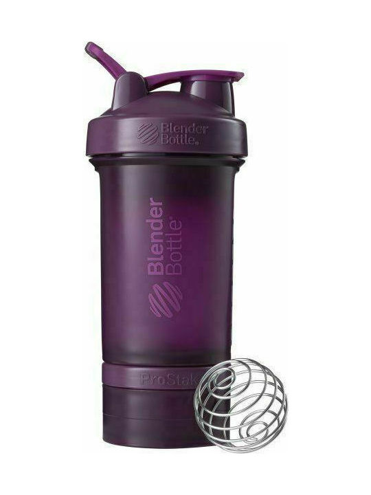 Blender Bottle Prostak Plastic Protein Shaker 650ml Purple