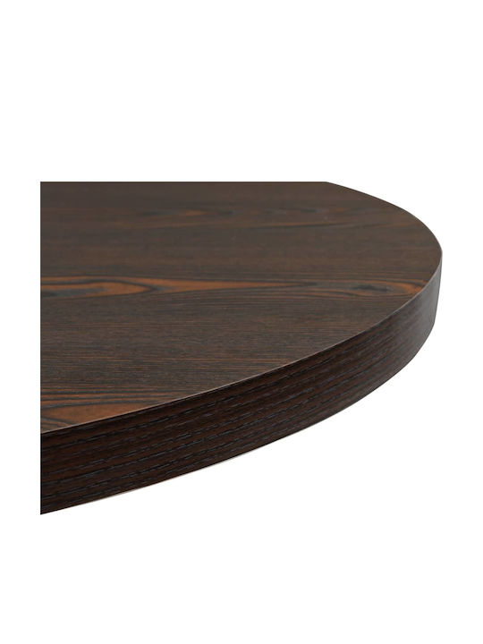 Table Kitchen Wooden with Metal Frame Ash Grey 80x80x75cm