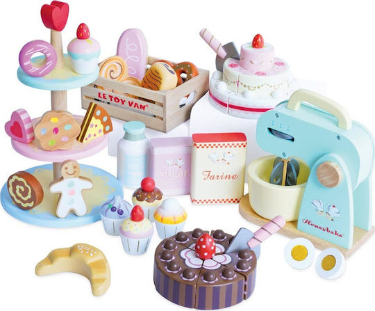 Le Toy Van Wooden Cupcakes από Ξύλο για 2+ Ετών 4τμχ