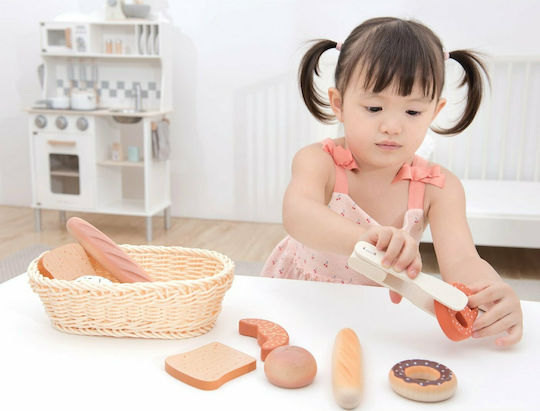 New Classic Toys Basket With Wooden Pastries For 12+ Years