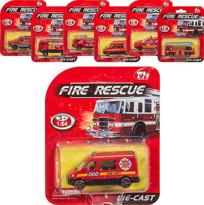 ToyMarkt Die Cast Fire Rescue (6 Σχέδια)