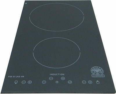 La Germania P35 2I LAG VN Domino Autonomous Cooktop with Induction Burners and Locking Function 30x50.5cm