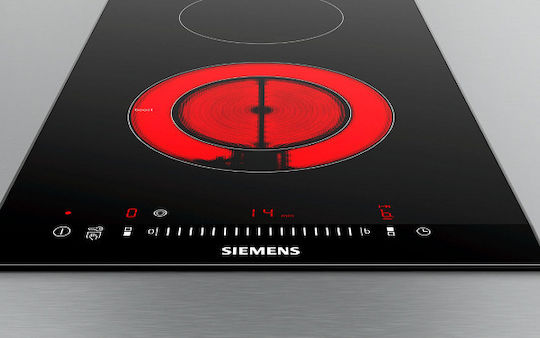 Siemens IQ300 Domino Κεραμική Εστία με Πλαίσιο Αυτόνομη με Λειτουργία Κλειδώματος 30.2x52εκ.
