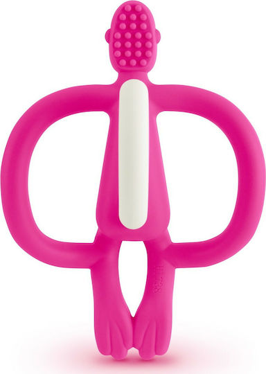 Matchstick Monkey Monkey Teething Ring BPA Free Silicone for 3 m+