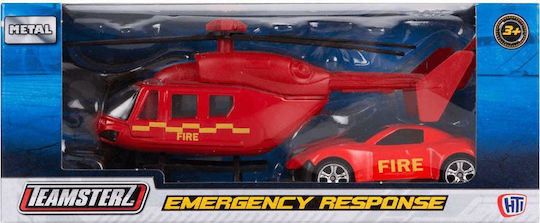 AS Teamsterz Emergency Response Set with Helicopter for 3+ years+ Years (Various Designs) 1pc
