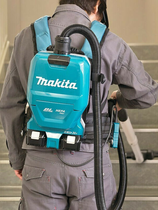 Makita DVC261ZX11 Επαναφορτιζόμενη Σκούπα Stick 18V Χωρίς Φορτιστή και Μπαταρία Μπλε