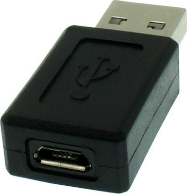 Converter USB-A male to micro USB female