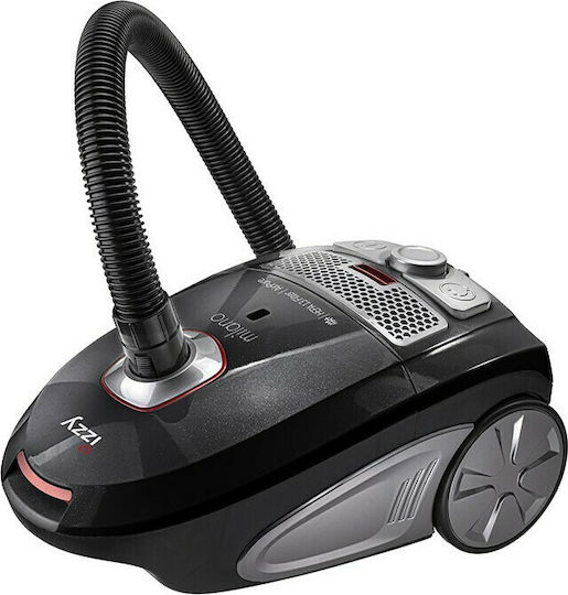 Izzy Milano Vacuum Cleaner 600W Bagged 3.5lt Gray