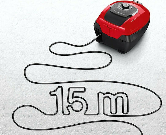 Bosch BGB8PET1 Staubsauger 650W Eingetütet 5Es Rot