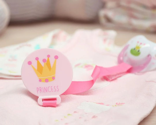 Kiokids Pink Pacifier Ribbon made of Fabric