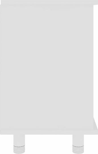 vidaXL Πάγκος χωρίς Νιπτήρα Μ60xΒ32xΥ53.5cm Λευκός