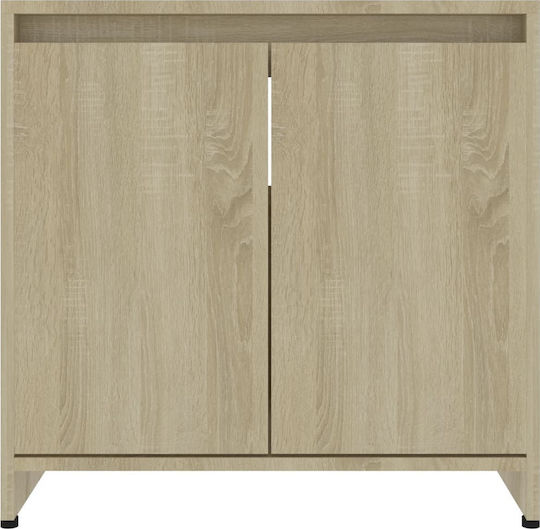 vidaXL Countertop without Sink L60xW33xH58cm Oak