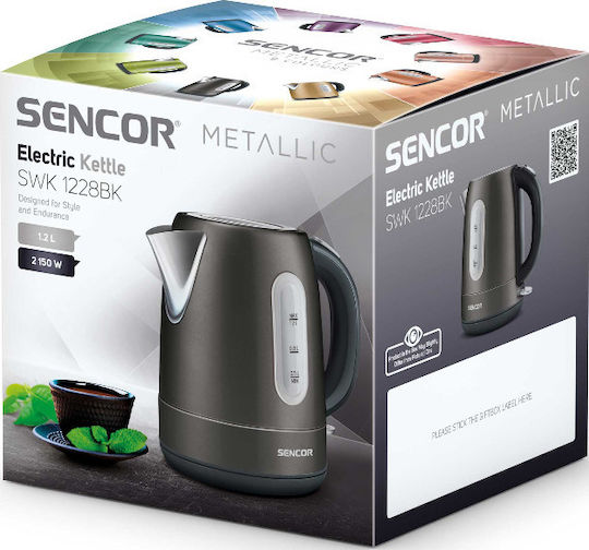 Sencor Βραστήρας 1.2lt 2150W Μαύρος