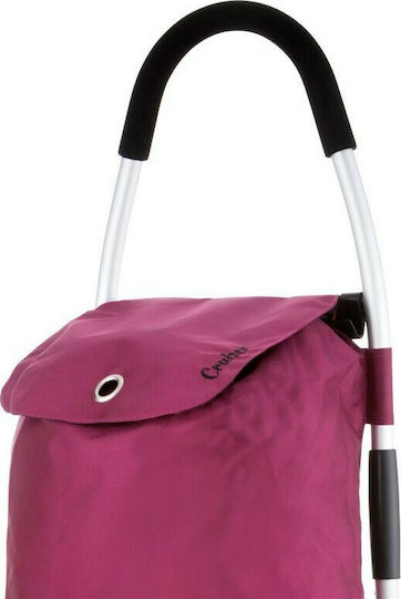 Classic Premium Shopping Trolley Purple 46x33x102cm