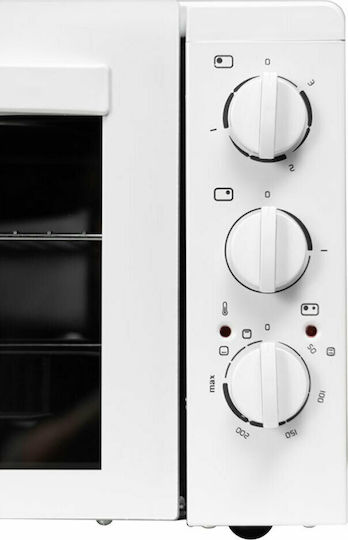Davoline Star 3506 Ηλεκτρικό Φουρνάκι 38lt με 2 Εστίες Λευκό