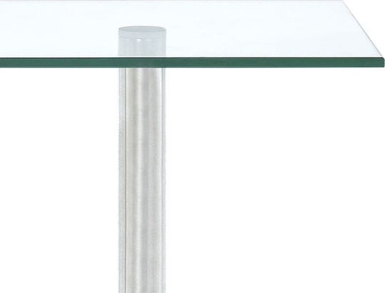vidaXL Настолна Метална Стойка 36x18x36см Сребриста