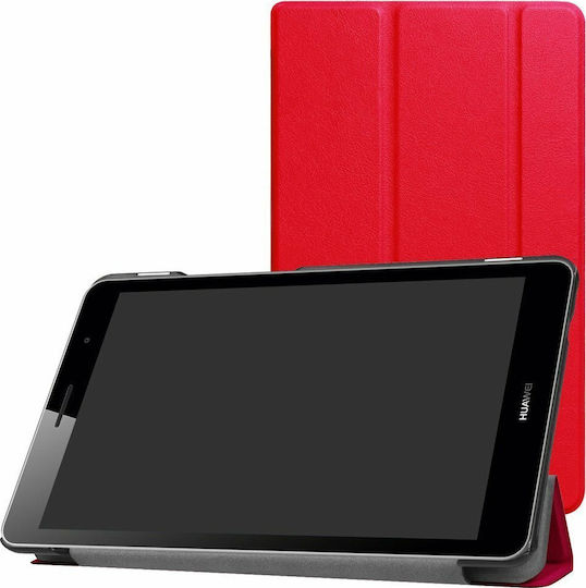 Tri-Fold Flip Cover Κόκκινη (Universal 8")