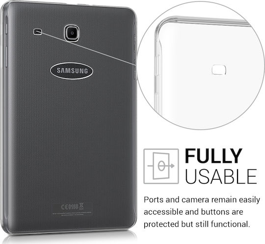 KWmobile Weiche Flexible Tablet Hülle Transparente (Galaxy Tab E 9.6)