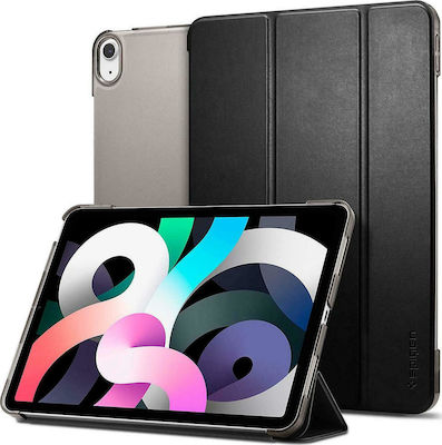 Spigen Smart Fold Flip Cover Piele artificială / Silicon Negru (iPad Air 2020/2022) ACS02050