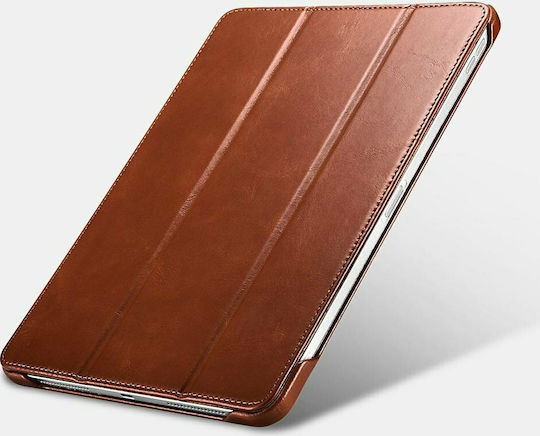 iCarer RID 718 Флип Капак Естествена Кожа Червена iPad Pro 2020 12,9"
