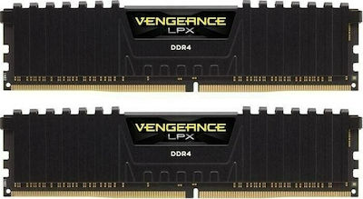 Corsair Vengeance LPX 64GB DDR4 RAM mit 4 Modulen (4x16GB) und Geschwindigkeit 3200 für Schreibtisch