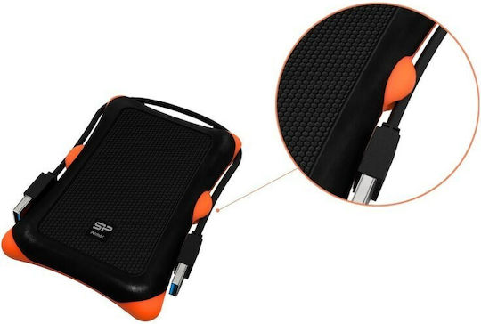Silicon Power Armor A30 Case for Hard Drive 2.5" SATA III with Connection USB 3.1