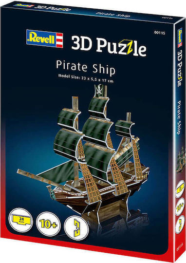 Puzzle 3D Navă Pirat 24 Piese