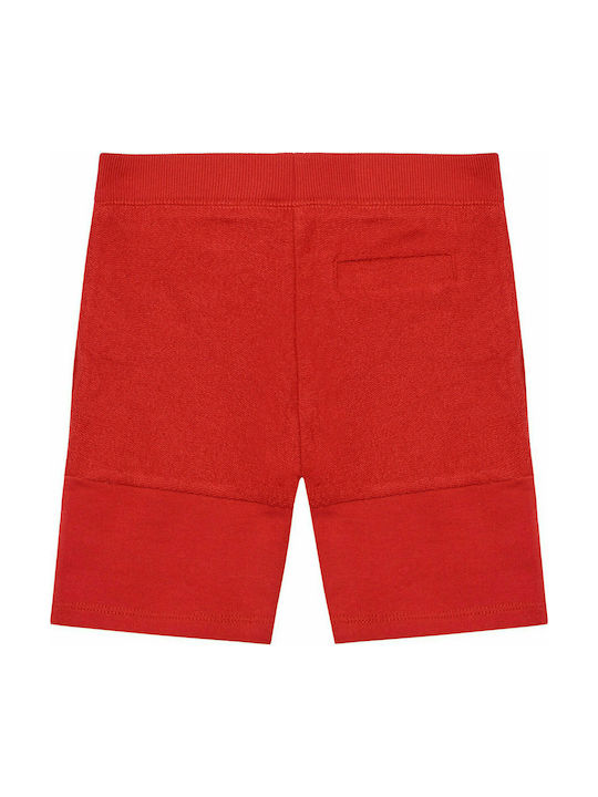 Guess Kids Shorts/Bermuda Fabric Βερμούδα Side Logo Terry Short Red