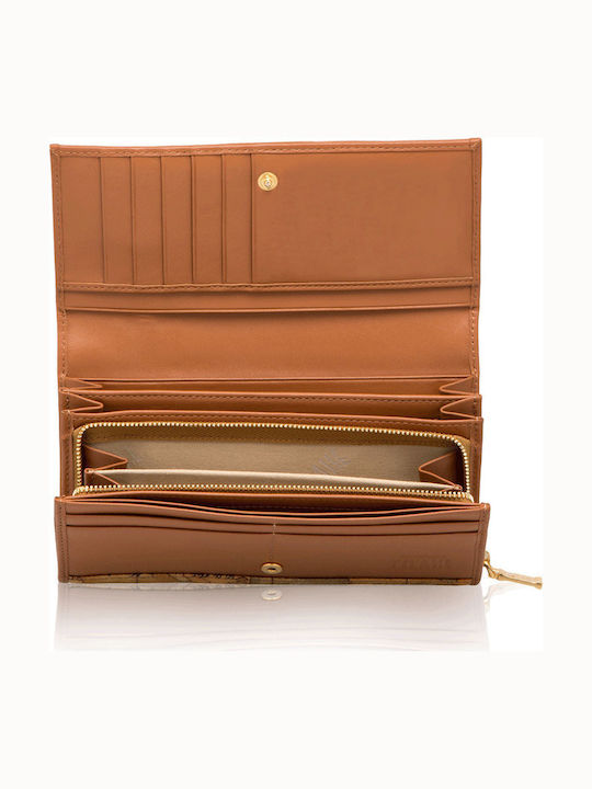 Large Women's Wallet Classic Tabac Brown