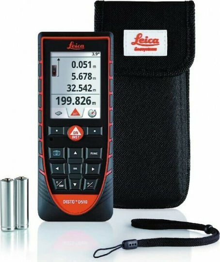 Leica Лазерен дистанционен метър Disto D510 с възможност за измерване до 200м
