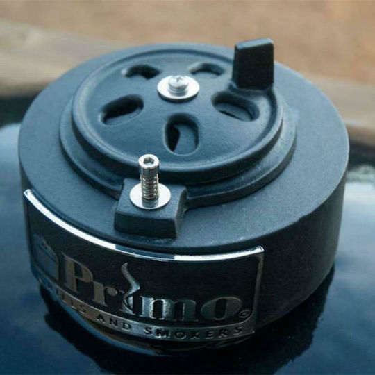 Primo Grills Ceramic Charcoal Grill Kamado With Lid and Thermometer 38x38cm