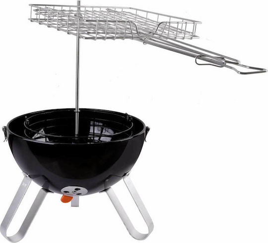 Proq Ranger Elite Ανοξείδωτη Φορητή Ψησταριά Pellet με Θερμόμετρο και Καπνιστήρι 40x40εκ.