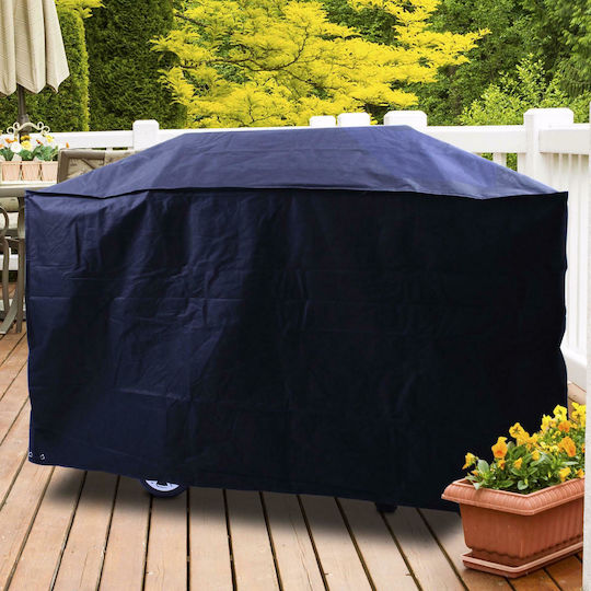 Somagic Grillabdeckung Schwarz aus Polyester mit UV-Schutz 165cmx63cmx90cm