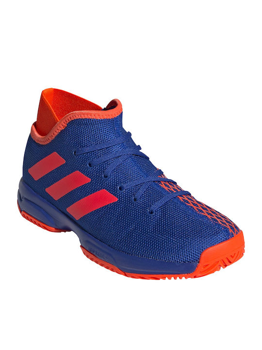 Phenom Tennis Kids Sports Shoes Tennis with Laces Collegiate Royal / Solar Red