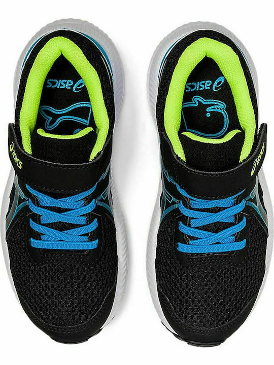 Contend 7 PS Kinder Sportschuhe Laufen mit Bügel- und Schleifenverschluss Schwarz