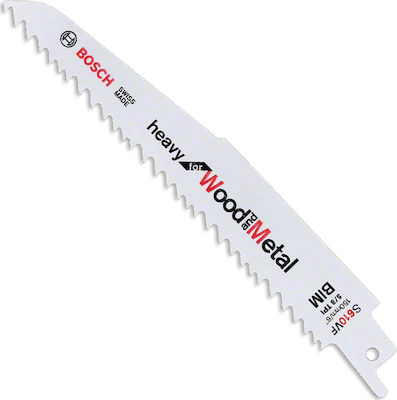 Bosch S610VF Blade Heavy for Wood and Metal for Metal and Wood 150mm 5pcs